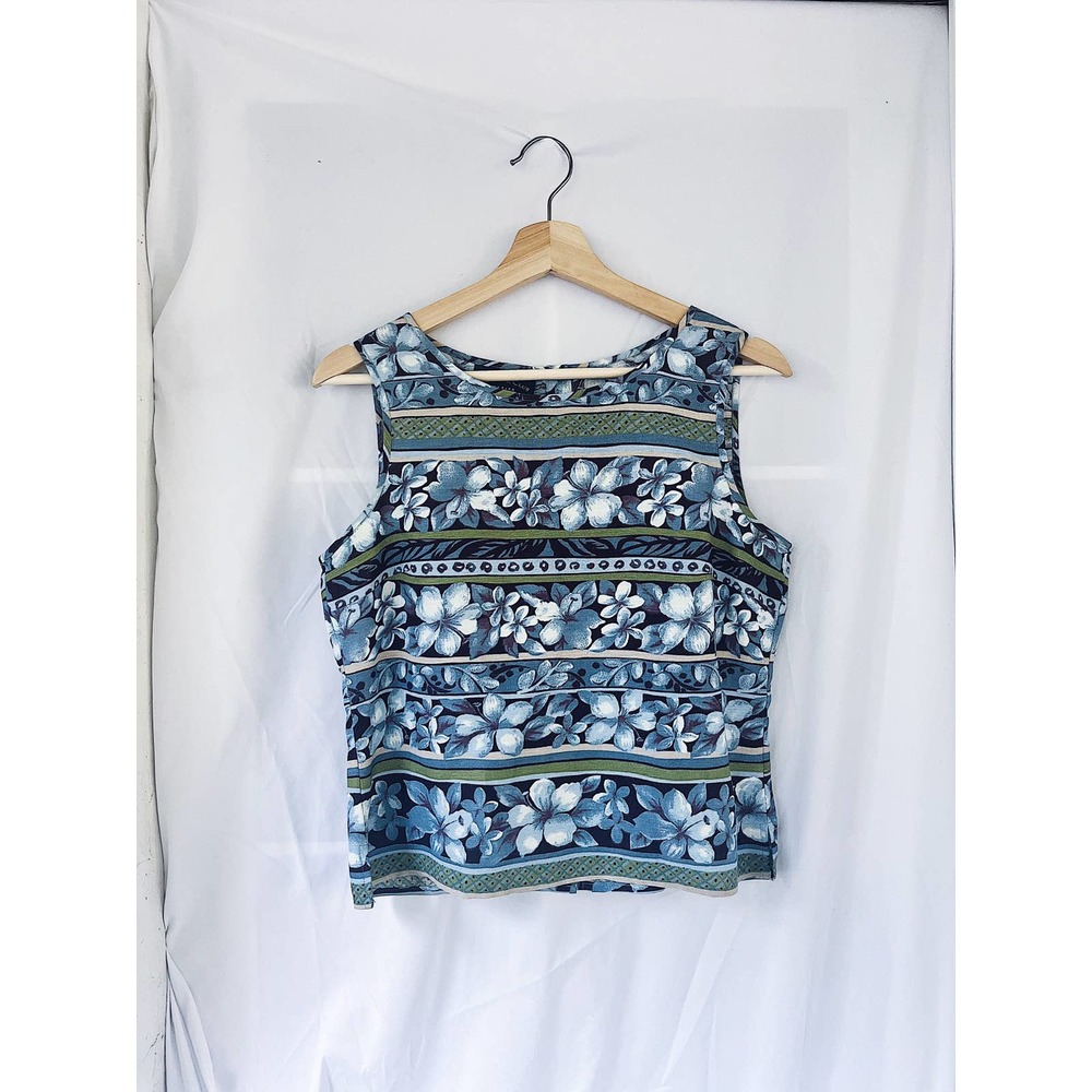 Vintage Charter Club Floral Tank